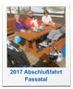 2017 Abschlufahrt Fassatal